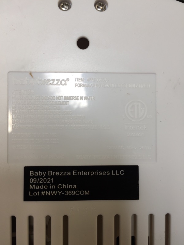 Photo 1 of New and Improved Baby Brezza Formula Pro Advanced Formula Dispenser Machine - Automatically Mix a Warm Formula Bottle Instantly - Easily Make Bottle with Automatic Powder Blending
