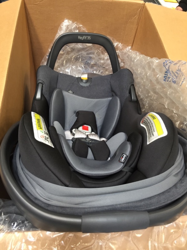 Photo 3 of Chicco KeyFit 35 ClearTex Infant Car Seat - Shadow | Black
