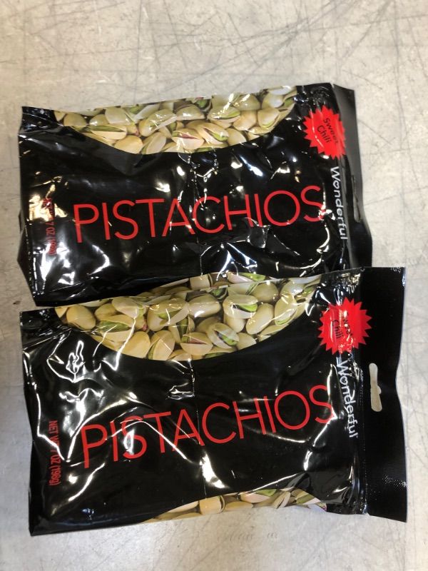 Photo 2 of Wonderful Pistachios, Sweet Chili Flavored, 7 Ounce Resealable Pouch ( 2 PACK ) ( EXP 01/15/22 )