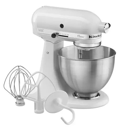 Photo 1 of KitchenAid - Classic™ Series 4.5 Quart Tilt-Head Stand Mixer - White