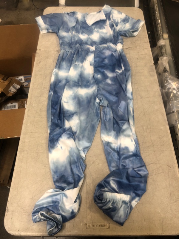 Photo 1 of Generic Blue and White Women's Jumpsuit. Large