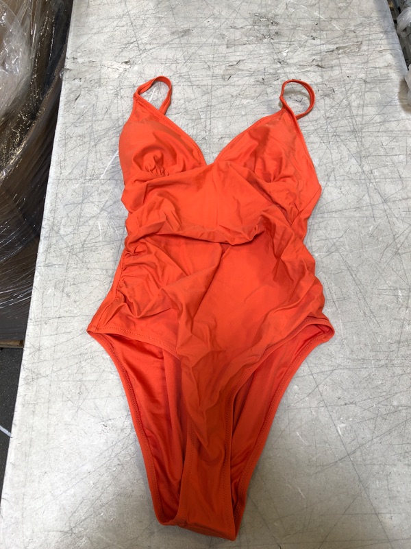 Photo 2 of Bright Day Shirring One Piece Swimsuit. Large
Shangrila Solids Twist Tankini & Standard Rise Hipster Bottom Set. Large
