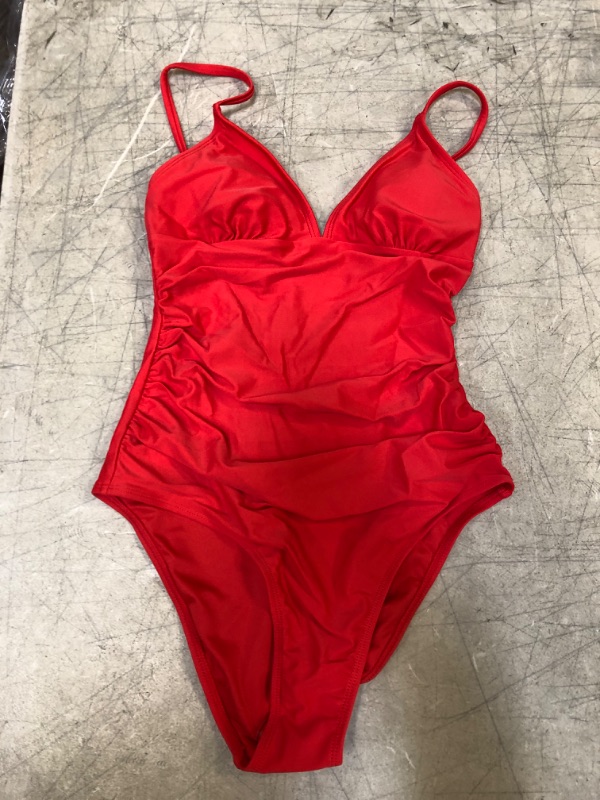 Photo 1 of Generic Red One Piece Swimsuit. XS