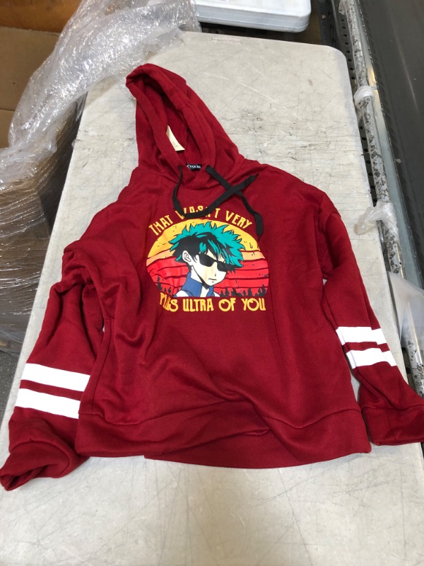 Photo 1 of Generic Red Long Sleeve My Hero Academia Sweater. Small