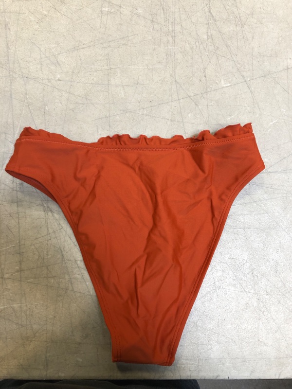 Photo 2 of Bermuda Bliss Overlap Merrow Edge Hipster Bikini Bottom, Small
