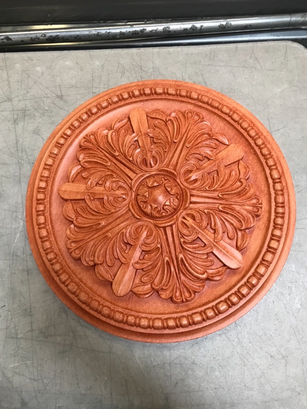 Photo 2 of 16 7/8"OD x 1 1/2"P Swindon Ceiling Medallion (Fits Canopies up to 2 7/8"), Hand-Painted, Orange