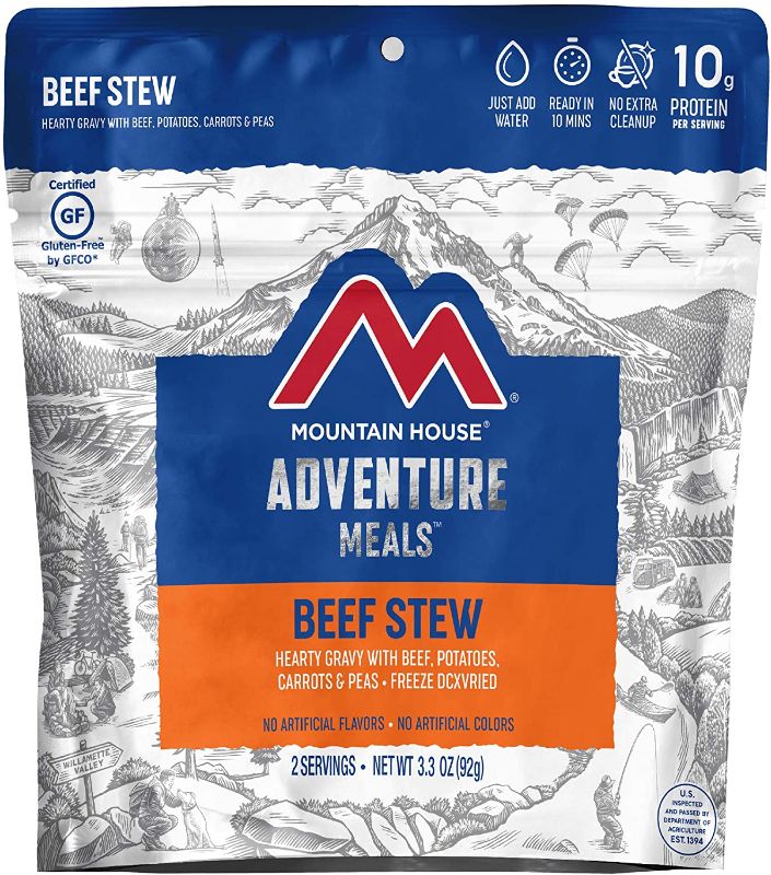 Photo 1 of Mountain House Beef Stew | Freeze Dried Backpacking & Camping Food | Survival & Emergency Food | Gluten-Free
