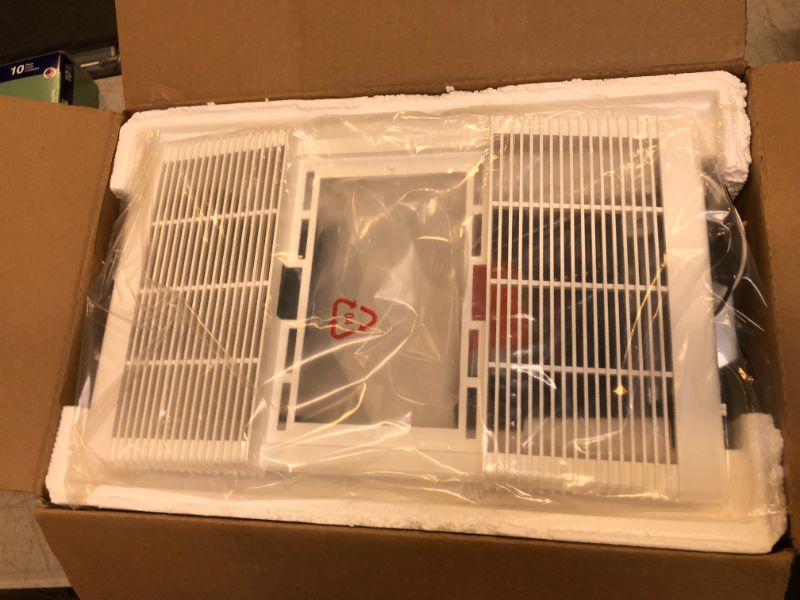Photo 1 of Broan-NuTone 80 CFM Ceiling Bathroom Exhaust Fan with Light and 1300-Watt Heater