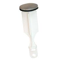 Photo 1 of 1.38 in. Plastic Universal Pop-Up Stopper in Brushed Nickel
