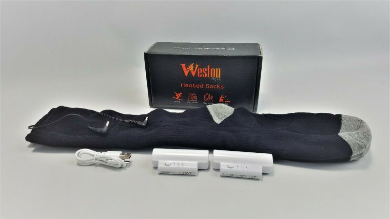 Photo 1 of WESTON Heated Socks - Men & Women - Rechargeable Electric Socks