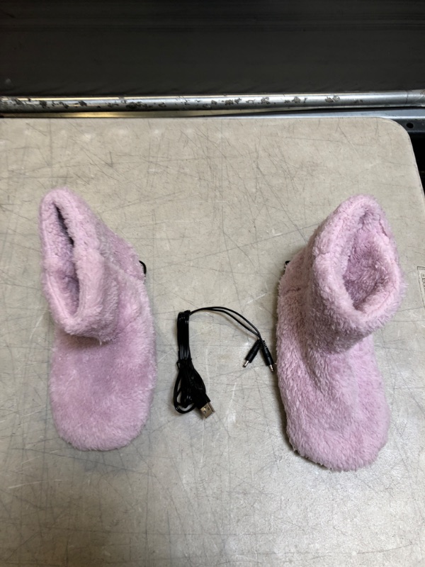 Photo 1 of Generic Pink Slippers with Heater, Small