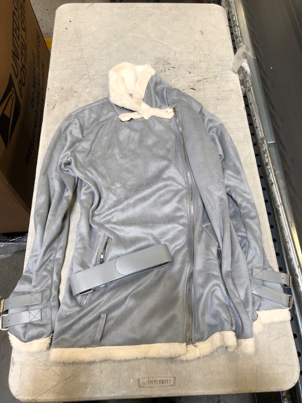 Photo 1 of Generic Grey Plush Interior Jacket, XL