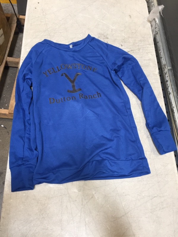 Photo 1 of Generic Blue Long Sleeve Yellowstone Dutton Ranch, Medium