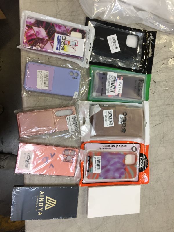 Photo 1 of Set of 10 phone cases various phone types and sizes