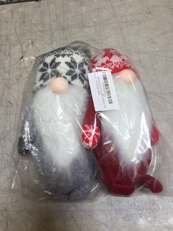 Photo 1 of 2 pack of small gnome plush dolls