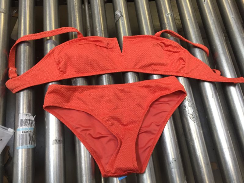 Photo 1 of WOMEN'S MEDIUM ORANGE BIKINI SET