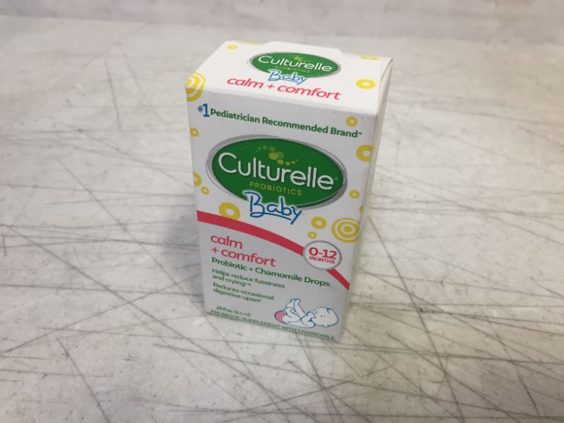 Photo 2 of Culturelle Baby Calm and Comfort Probiotics + Chamomile Drops, Helps Reduce Occasional Infant Digestive Upset and Supports Digestive Health*, Gluten Free and Non-GMO, 8.5 ml -- BB 06/2022, Factory Sealed