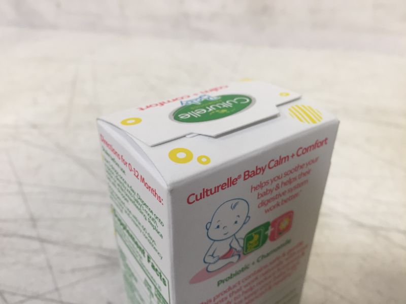 Photo 3 of Culturelle Baby Calm and Comfort Probiotics + Chamomile Drops, Helps Reduce Occasional Infant Digestive Upset and Supports Digestive Health*, Gluten Free and Non-GMO, 8.5 ml -- BB 06/2022, Factory Sealed