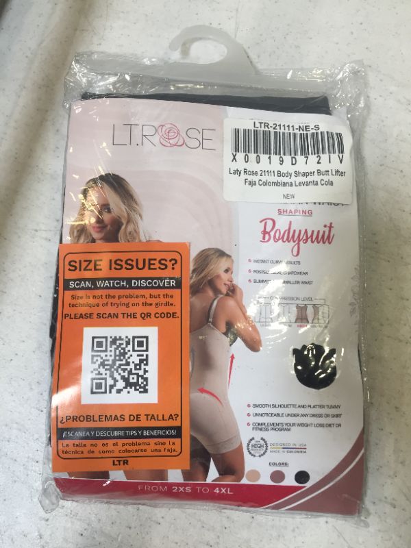 Photo 3 of LT.ROSE 21111 TUMMY CONTROL SHAPEWEAR FOR WOMEN BLACK
SIZE 34 HEIGHT 5''-5'6 122-143 5''7''-6' 133-154