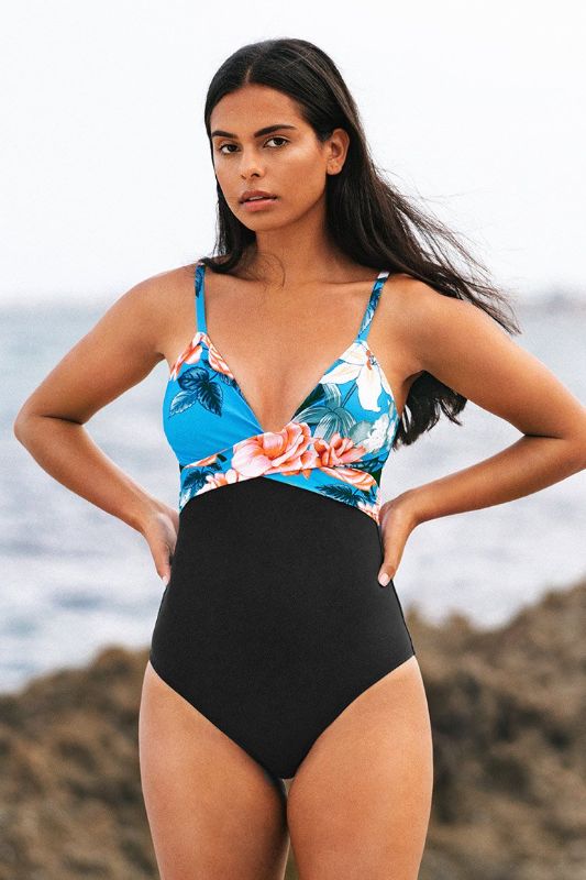 Photo 3 of Grace Floral One Piece Swimsuit Size: Medium