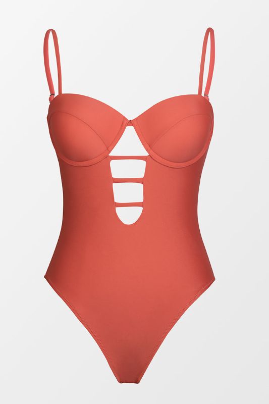 Photo 1 of Eliana Cutout One Piece Swimsuit Size: Large