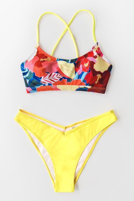 Photo 3 of Bright Floral Print Bikini Size: medium