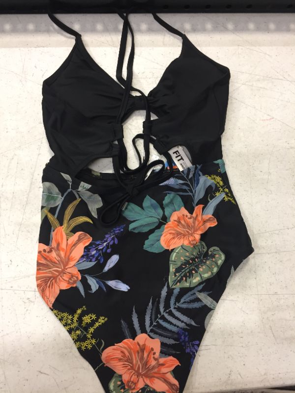 Photo 5 of Ensley Floral Cut-Out One Piece Swimsuit Size Small