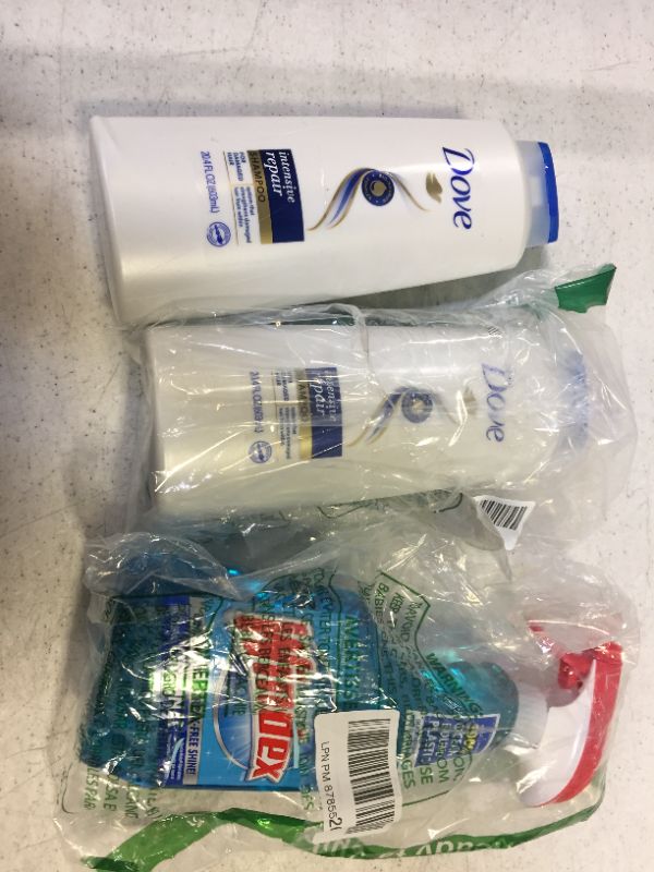 Photo 2 of 2 pack Dove Nutritive Solution s Intensive Repair Shampoo 20.4 oz and Windex 23 oz