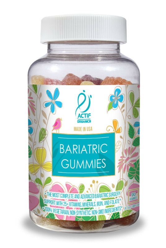 Photo 1 of ACTIF Organic Bariatric Gummies with 25+ Organic Vitamins and Minerals, 90 count