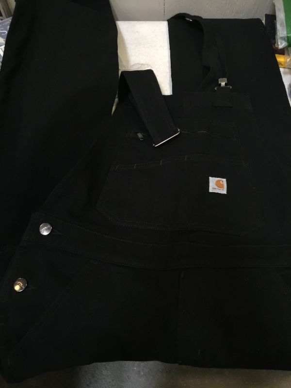 Photo 2 of Carhartt overalls black size tall small 