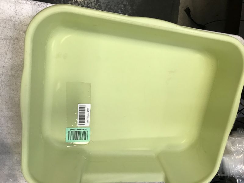 Photo 3 of 24 x 20 inches cat litter box color green 