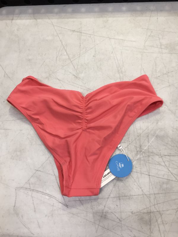 Photo 3 of Cupshe  Impressions Back Shirred Hipster Bikini Bottom Size M