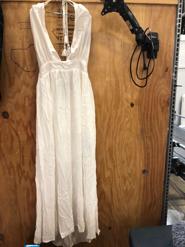 Photo 1 of  V-Neck Split Maxi Dress for Woman Summer Size L