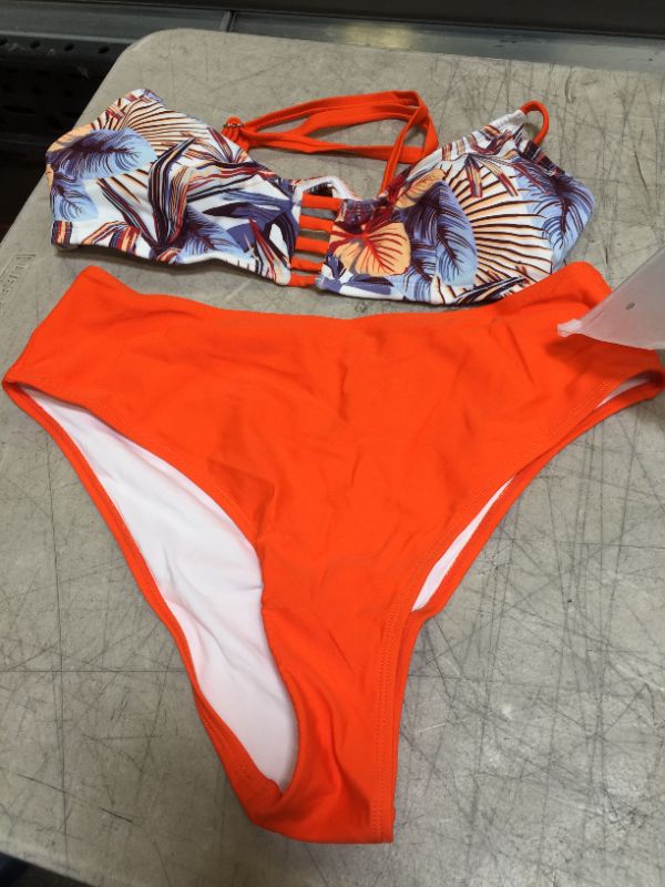 Photo 2 of Hayley Tropical Cutout Front Bikini LARGE