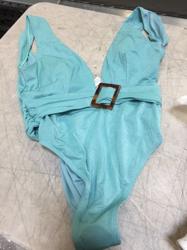 Photo 2 of Charmed Romance Deep V One Piece Swimsuit MEDIUM