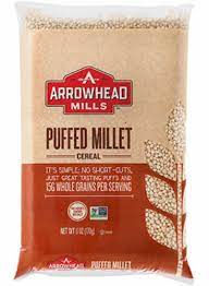 Photo 1 of Arrowhead Mills Natural Puffed Millet Cereal, 6 Oz 12 PACK-EXPIRED