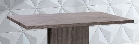 Photo 1 of Armen Living Zenith Dining Table with Grey Walnut Wood  ---TABLE TOP ONLY---BOX 1 /3
