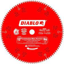 Photo 1 of 12 in. x 96-Tooth Laminate/Aluminum/Plastics Circular Saw Blade
