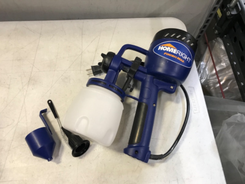 Photo 2 of HomeRight C800766, C900076 HomeRight Finish Max Paint Sprayer HVLP Electric Spray Gun, 1 Nozzle Sprays All, Superior Brass Spray Tip, 3 Spray Patterns
