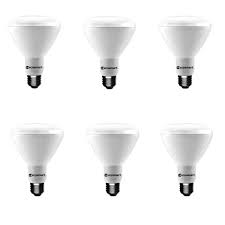 Photo 1 of 65-Watt Equivalent BR30 Dimmable LED Light Bulb Daylight (6-Pack)

