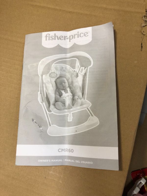 Photo 1 of Fisher Price Deluxe Take Along 2 in 1 Soothing Baby Swing & Seat, Pink