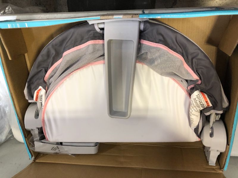 Photo 1 of Fisher-Price On-The-Go Baby Dome, Rosy Windmill, Grey/Pink
