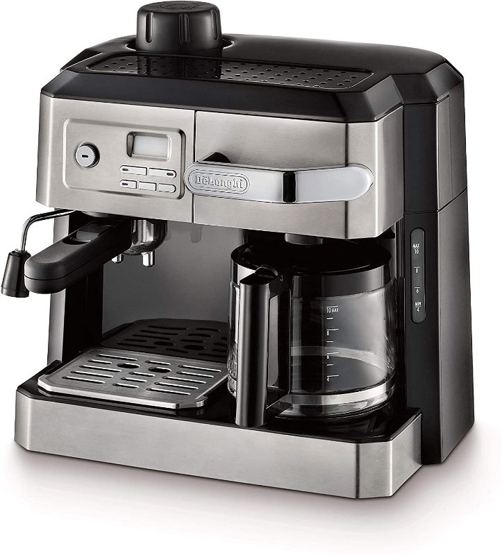 Photo 1 of De'Longhi BCO330T Coffee, Espresso, Cappuccino Machine, 24" x 14" x 14", Black/Stainless Steel

