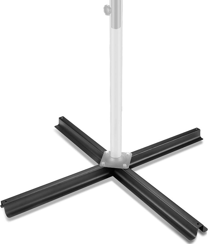 Photo 1 of FRUITEAM Patio Offset Hanging Umbrella Cross Bar 2 Pieces
