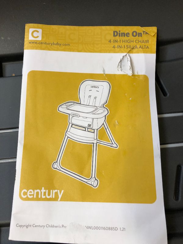 Photo 3 of Century Dine On 4-in-1 High Chair | Grows with Child with 4 Modes, Berry
