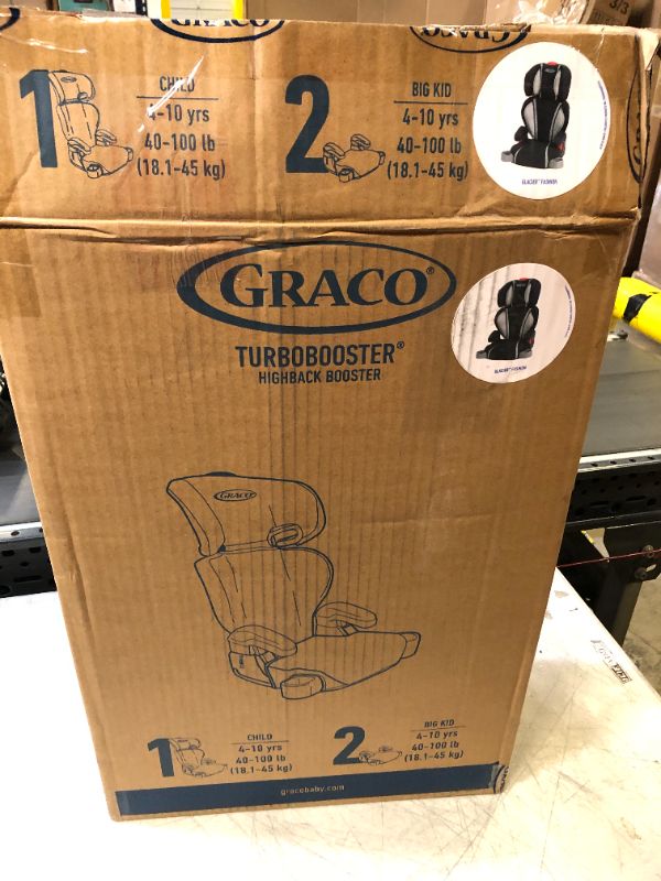 Photo 2 of Graco - TurboBooster Highback Booster Car Seat - Glacier