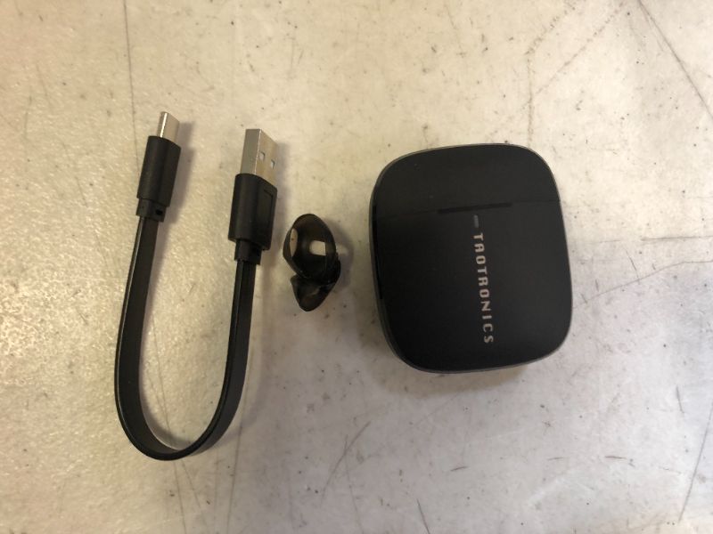 Photo 2 of TaoTronics SoundLiberty 92 Bluetooth Waterproof Earbuds - Black 