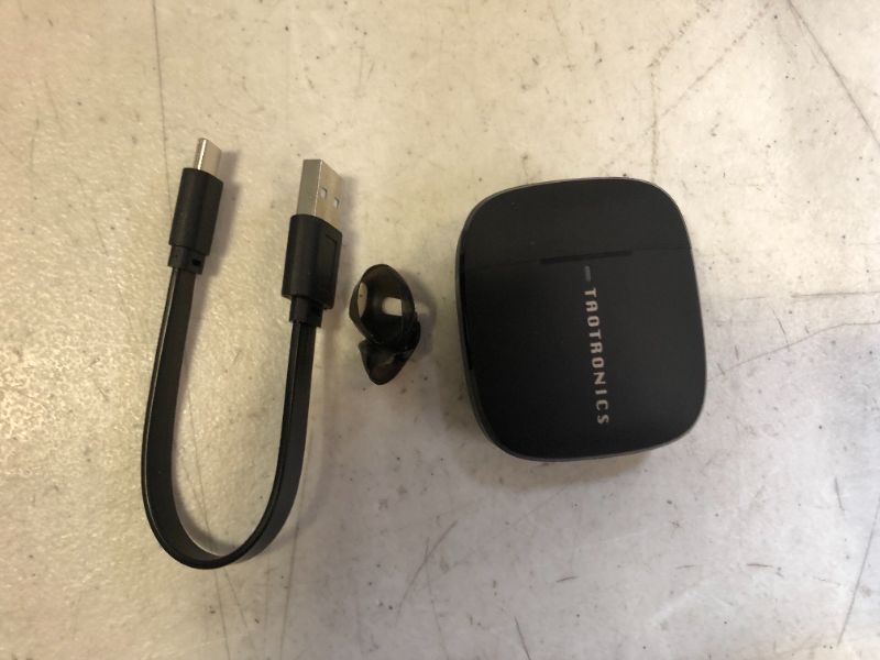 Photo 1 of TaoTronics SoundLiberty 92 Bluetooth Waterproof Earbuds - Black 