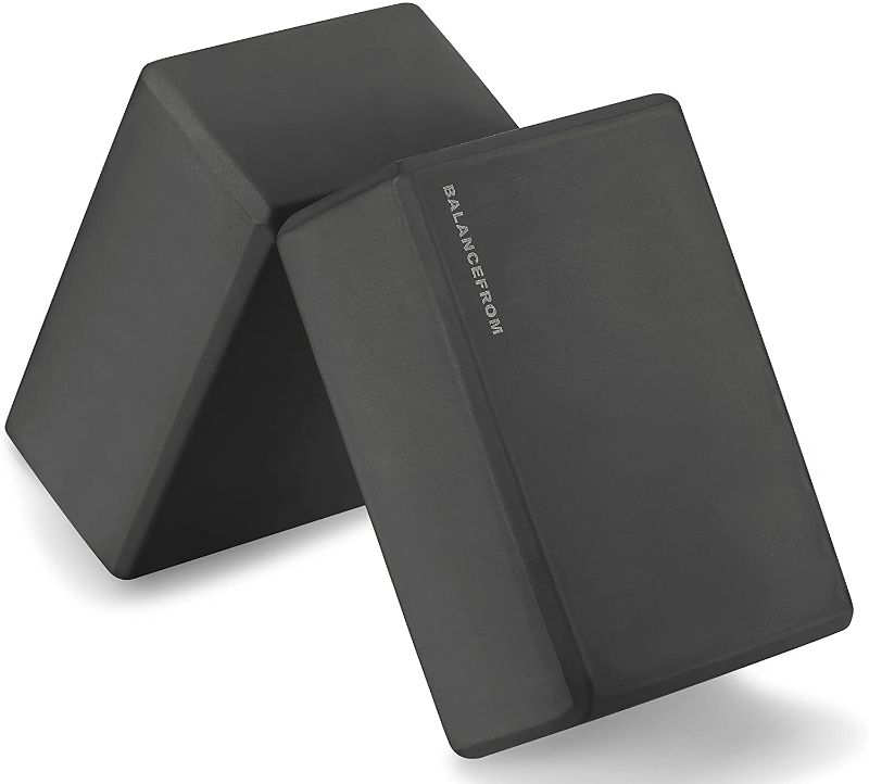 Photo 1 of BalanceFrom GoYoga Set of 2 High Density Yoga Blocks, 9"x6"x4" 
