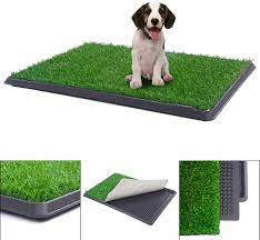 Photo 1 of 25"x20" Puppy Pet Potty Training Pee Indoor Toilet Dog Grass Pad Mat Turf Patch
